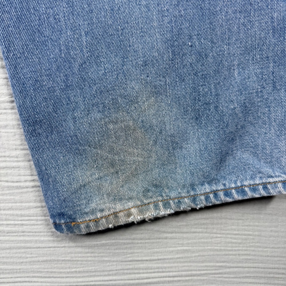 Levis 505 Jeans Men 38x34 (38x32) Regular Fit Light Wash Denim Y2K Gorpcore READ - Picture 9 of 9